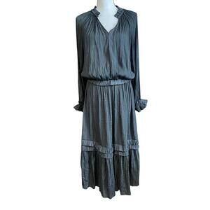 Modern Citizen Delia gray Tiered dress large